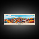 Shumen Bulgaria Travel Art, City Art, Framed Canvas Print or Metal Wall Art, Europe Travel Poster, Panoramic Wall Art, Extra Wide Wall Art