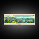 Tomsk Russia Wall Art, Panoramic Travel Poster, Panoramic Framed Canvas Print, City Wall Art, Wall Hanging Home Decor, Travel Art