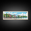 Turku Finland Wall Art, Panoramic Travel Poster, Panoramic Framed Canvas Print, City Wall Art, Wall Hanging Home Decor, Travel Art