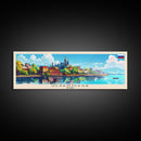 Ulyanovsk Russia Travel Art, City Art, Framed Canvas Print or Metal Wall Art, Europe Travel Poster, Panoramic Wall Art, Extra Wide Wall Art