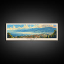 Volos Greece Travel Print Wall Art, Panoramic City Art, Travel Art, Wall Decor, Vacation Gift, Framed Canvas Print Or Metal Art