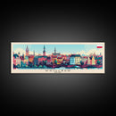Wroclaw Poland Travel Print Wall Art, Panoramic City Art, Travel Art, Wall Decor, Vacation Gift, Framed Canvas Print Or Metal Art