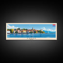 Zadar Croatia Travel Print Wall Art, Panoramic City Art, Travel Art, Wall Decor, Vacation Gift, Framed Canvas Print Or Metal Art