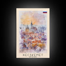 Kecskemet Hungary Urban Landscape, Framed Canvas Print, Travel Poster, Wall Art, Home Decoration, Cityscape Decor, Living Room Art, Hungarian City