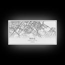 Irvine City Map, California Map, Map Art, Modern Art, Wall Art, Canvas Art, Bedroom Wall Décor, Engagement Gift, Tiny Home Décor, Home Décor