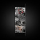 Western Windmill Art, Canvas Print, rustic décor, windmill wall art, farmhouse art, extra wide art, Joshua tree art, southwest wall art
