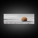 Tumbleweed, Desert Landscape, Southwest Wall Art, Minimalist Art, Extra Wide Art, Panoramic Art, Framed Canvas Print, Wabi Sabi Art