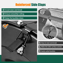 Compost Spreader 24 Inch Peat Moss Spreader Roller with Height-adjustable T-shape Handle by DirectDeals