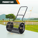 24 Inches Peat Moss Spreader with Upgrade Side Latches and U-shape Handle-Green by LJGDeals