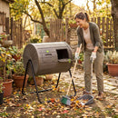 Compost Tumbler 37.5 Gallon Large Outdoor Compost Bin by LJGDeals