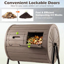 Compost Tumbler 37.5 Gallon Large Outdoor Compost Bin by LJGDeals