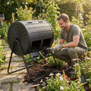 Compost Tumbler 37.5 Gallon Large Outdoor Compost Bin by LJGDeals