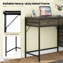 Computer Desk with 5 Drawers Home Office Desk with Side File Cabinet by LJGDeals