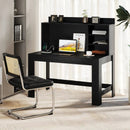 Modern Computer Desk with Hutch and Storage Shelves by LJGDeals