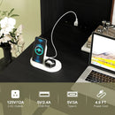Modern Computer Desk with Hutch and Storage Shelves by LJGDeals