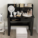 Computer Desk with Power Outlets USB Ports and Type-C-Black