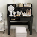 Computer Desk with Power Outlets USB Ports and Type-C-Black by LJGDeals