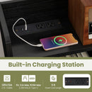 Computer Desk with Power Outlets USB Ports and Type-C-Black by LJGDeals