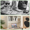 Computer Desktop Bookcase with 4 Cubbies and Open Back Compartment by LJGDeals