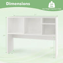 Computer Desktop Bookcase with 4 Cubbies and Open Back Compartment by LJGDeals