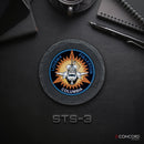STS - 3 SPACE SHUTTLE - SLATE COASTER by Concord Aerospace