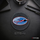 STS - 4 SPACE SHUTTLE - SLATE COASTER