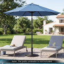 Concrete Patio Umbrella Base with Rattan Pattern for Lawn by DirectDeals