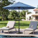 Concrete Patio Umbrella Base with Rattan Pattern for Lawn by LJGDeals