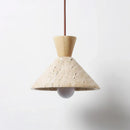 Cone Forma Travertine Pendant Lamp