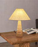 Cone Lulu Travertine Table Lamp