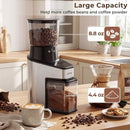 Conical Burr Coffee Grinder with 60 Precise Grinding Settings and Digital Display by LJGDeals