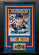 Connor McDavid Edmonton Oilers 8" x 10" Framed Hockey Collage Photo with Engraved Autograph by Dynasty Sports & Framing