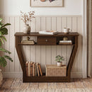 Console Table with Storage Drawer and Shelf, 47-Inch