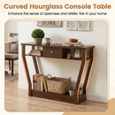 Console Table with Storage Drawer and Shelf, 47-Inch by LJGDeals