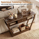 Console Table with Storage Drawer and Shelf, 47-Inch by LJGDeals