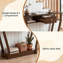 Console Table with Storage Drawer and Shelf, 47-Inch by LJGDeals