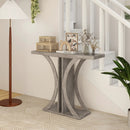 Console Table 39.5 Inch Rectangular Entryway Table with Geometric Frame by LJGDeals