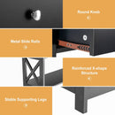 Console Table 3-Tier with Drawer and Storage Shelves by DirectDeals