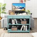 Console Table 3-Tier with Drawer and Storage Shelves by LJGDeals