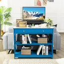 Console Table 3-Tier with Drawer and Storage Shelves by LJGDeals