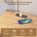 Console Table with LED Lighting and Charging Station for Living Room and Hallway by LJGDeals