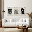Black Beige Vintage Henri Matisse Wall Art Set by Wall Art Set