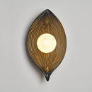 Contemporary Nordic Leaf Resin Wall Lamp