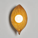 Contemporary Nordic Leaf Resin Wall Lamp