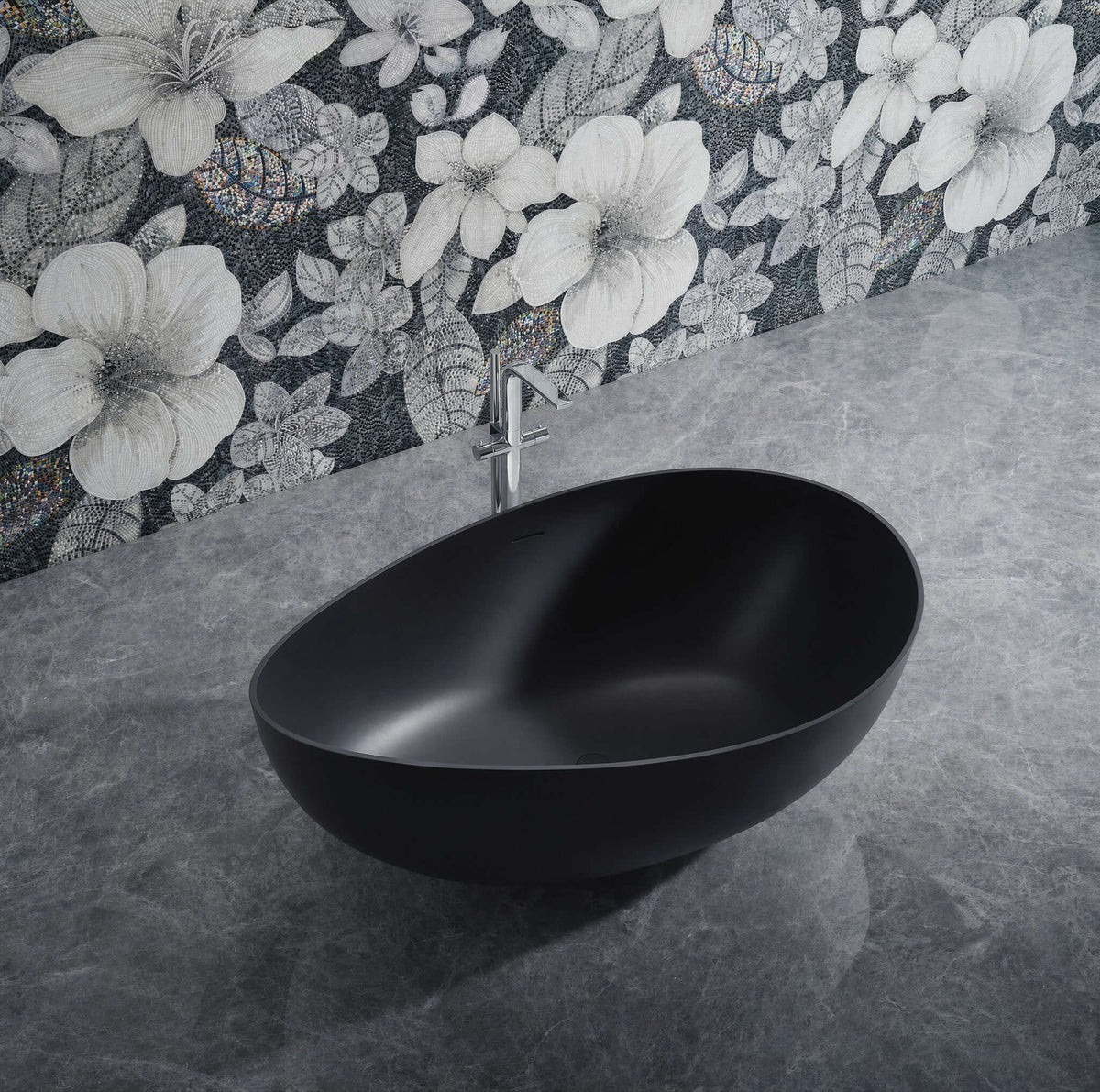 Contoure Freestanding Solid Surface Bathtub, photo 40 of 40