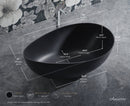 Contoure Freestanding Solid Surface Bathtub