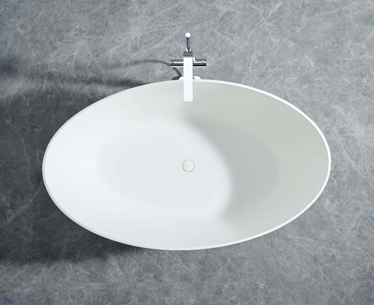 Contoure Freestanding Solid Surface Bathtub, photo 5 of 40