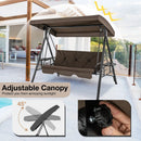 3-Seat Convertible Porch Swing with Adjustable Canopy by DirectDeals