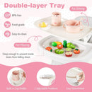 Convertible Baby High Chair with Double-layer Tray and Adjustable Backrest by LJGDeals