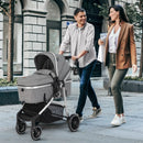 2-in-1 Convertible Baby Stroller with Reversible Seat by LJGDeals